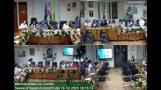 Sesión Extraordinaria N°25-2025