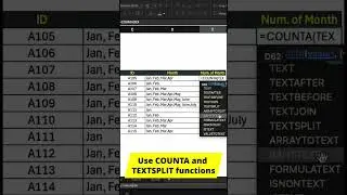 How to count complicated data in excel !!!