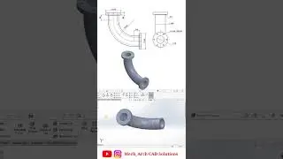SolidWorks Part Modeling #solidworks_modeling #solidworks #mecharch #3dmodeling