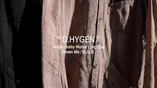 【D.HYGEN】Dimple Dobby Worker Long Coat