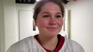Watch now: Casey O'Brien credits linemates for 6-goal start