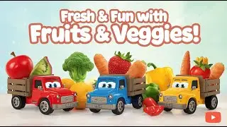 Fruit & Veggie Learning for Toddlers and Kids | Fun Facts about #fruitsforkids #vegetablesforkids