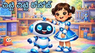 🤖 Chitti chitti robot Telugu Rhyme | Cute Robot Song for Kids | Telugu Nursery Rhymes