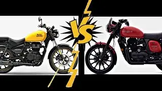 Royal Enfield meteor Vs. Jawa 42 2.1 a comparison.