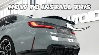 How to install ZAERO spoiler lip | BMW G80 M3 G82 M4