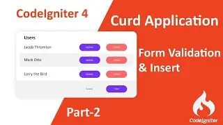 Codeigniter 4 CRUD Application in Hindi (Form Validation) - Part 2