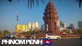POV: Phnom Penh, Cambodia Walking Tour Highlights | Cambodia Virtual Tour
