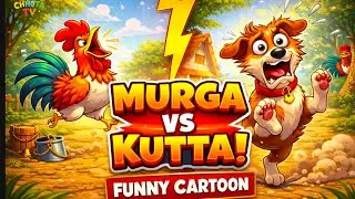 Murga Aur Kutta Ki Jung 😂 | Murga Revenge |Comedy Cartoon Video #chhotatv #animation #kidsvideos 