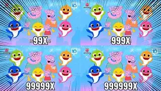 BabyShark x PeppaPigOfficial Intro Getting 999999X Speed