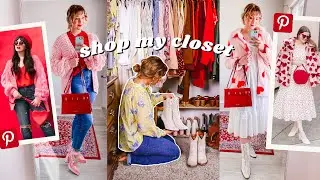 SHOPPING MY CLOSET FOR VALENTINES DAY OUTFITS | SHOP YOUR CLOSET 2021 | VALENTINES OUTFIT IDEAS