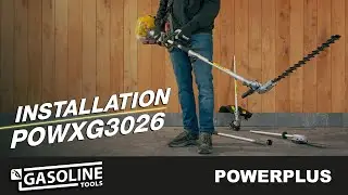 POWERPLUS - Instalaci&oacute;n de la multiherramienta POWXG3026