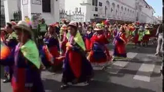 Danses et defil&eacute;s, Sucre, Bolivie - 2014