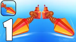 Merge Hooks - Gameplay Part 1 Recycle used cars (Android,iOS)