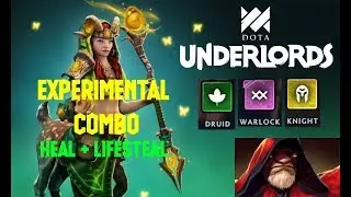 Dota Underlords Experimental Best Combo Druid, Warlock and Knight