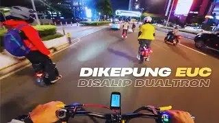 Gokil! Disalip Dualtron Ngacir, eScooter eBoard EUC Jadi Satu - Jakarta Night Ride 8 Feb 25 Part-1