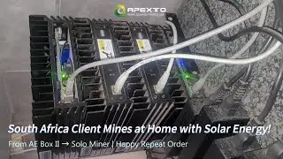Apexto Mining Review | South Africa Client Mines at Home with Solar Power