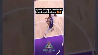 &iexcl;AY NO! Este spin + dunk me dej&oacute; MUERTA 🤯🔥 #Shorts