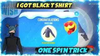 NEW WINTER WISH EVENT 1 SPIN TRICK | BLACK T-SHIRT RETURN EVENT | FREE FIRE NEW EVENT | WINTER WISH
