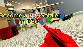 Tutorial how to become a RED Soldier with RED Weapons in Plastic Battlegrounds!!! (31-B5)