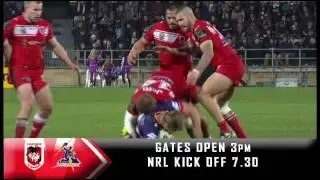 Dragons v Storm - WIN Stadium - Saturday 18 June 2016