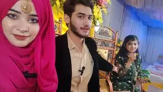 Vlog # 09 || Naat Shoot Behind The Scene || Laiba Fatima & Ahmad Attend Cousin Mehndi || 2023.