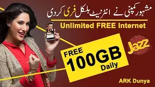 Jazz Unlimited Free Internet Code 2019 | 100% Free Working