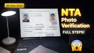 NTA Photo Verification – FULL Steps (JEE Main 2026 Aspirant POV)