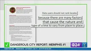 No, Memphis is not the most dangerous city in the United States