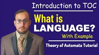 What is Language in TOC with Examples // Theory of Computation // What is Automata