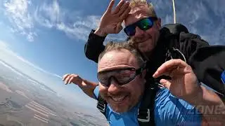Ronnie Sjogren got the Feel The Freedom&reg; experience at DZONE&reg; Skydiving - Bozeman