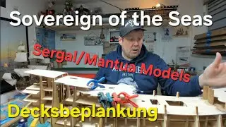 Sovereign of the Seas Mantua Models Decksbeplankung