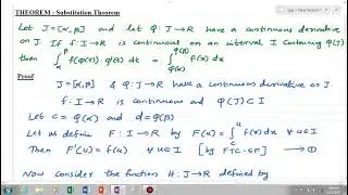 Substitution Theorem & problems