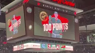 Kaprizov reaches 100 points! (капризов достигает 100 баллов!)