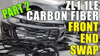 Часть 2: Замена верхней и нижней решётки &mdash; переделка передней части Camaro ZL1 Carbon Fiber 1LE