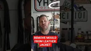 Super easy and cheap way to remove mould from your leather motorcycle jacket