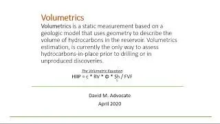 Volumetrics Part 01 of 11: Introduction to estimating oil and gas volumes in the subsurface