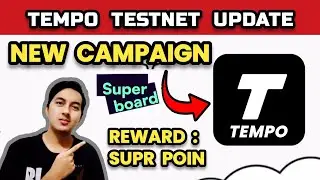 📢 NEW CAMPAIGN TEMPO TESTNET AIRDROP‼️ TUTORIAL ON HOW TO WORK ON TEMPO TESTNET ON SUPERBOARD‼️