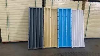 Ore Mining PQ PVC White Light Yellow Durable Square Core Boxes Trays 3-compartment 1m ISO Standard 