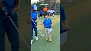 Golf teaching life skills. ⛳️ #sportsmanship #golf #kidsgolf