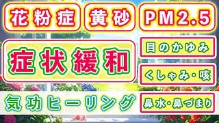花粉症の症状緩和ヒーリング～目・鼻・喉の不快感をやわらげる～（花粉症・PM2.5・黄砂）