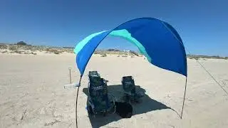 Shibumi Shade Mini&reg;, World's Best Beach Shade with Quiet Canopy, The Original Wind Powered&reg; Beach Ca