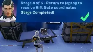 Return to Laptop to receive Rift Gate coordinates Fortnite