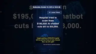 🧐👉 Hospital tried to scam them $195,000! AI chatbot cuts bill to $33,000. #QixNewsAI