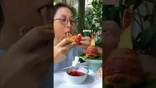 Crispy, Easy and Juicy Boneless Chicken Thighs😋🤤(ASMR) | Chef Cat Cooking  #chefcat #tiktok #Shorts