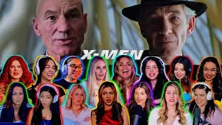 MCU Girls React To PROFESSOR XAVIER & MAGNETO's FIRST SCENE | X-Men 2000 Movie Reaction Compilation 