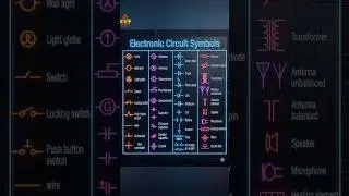 Electronic circuit symbols
