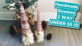 Handmade Gnomes TWO ways under $5 How To Crafting