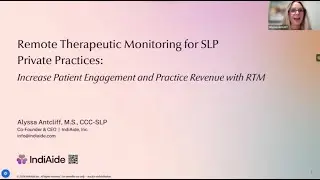 RTM for SLPs | Remote Therapeutic Monitoring in Outpatient Speech Therapy
