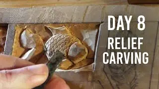 How to Carve Fish Scales - Day 8