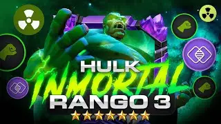 EL HULK CON MAS DA&Ntilde;O DEL JUEGO, PERO QUE FUE NERFEADO POR EL BIEN DE MCOC | HULK INMORTAL 7* RANGO 3